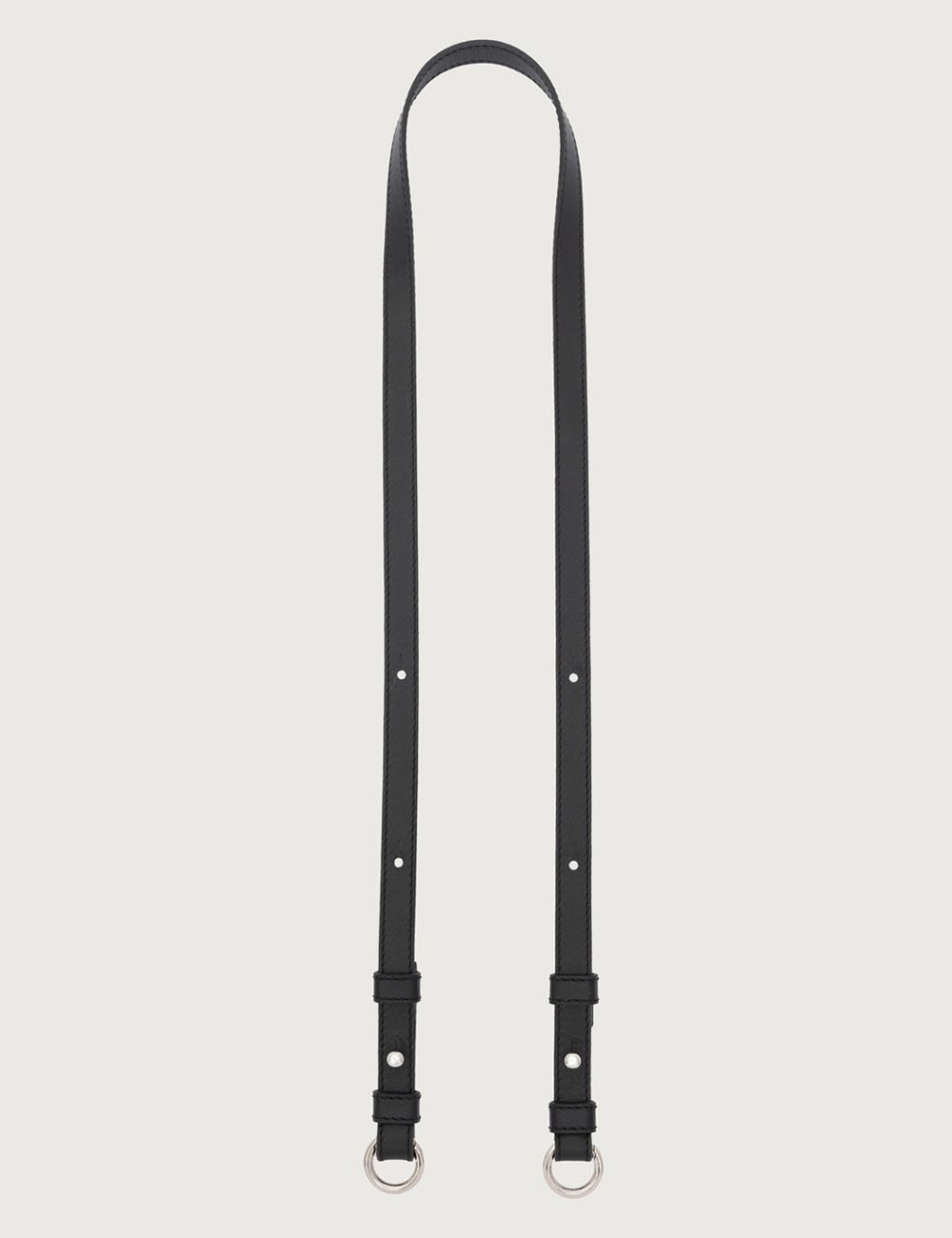 Sveva Longuette Nappa Bold padded leather shoulder bag black