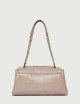 Sveva Vinly Longuette naplack leather shoulder bag pink