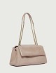 Sveva Vinly Longuette naplack leather shoulder bag pink