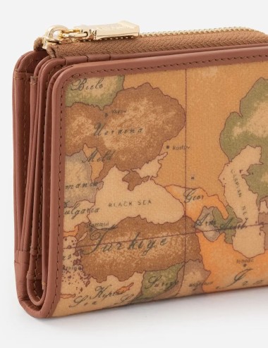 Geo Classic portafoglio zip-fold piccolo