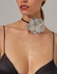Crystal Flower choker Crystal