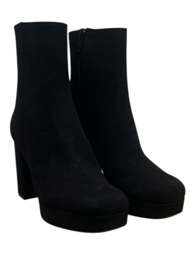 Tronchetto AVERIA scamosciato nero