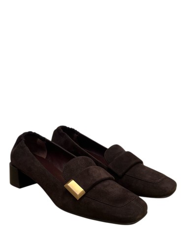 Mocassino scamosciato nero