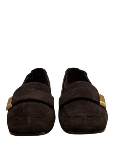 Mocassino scamosciato nero