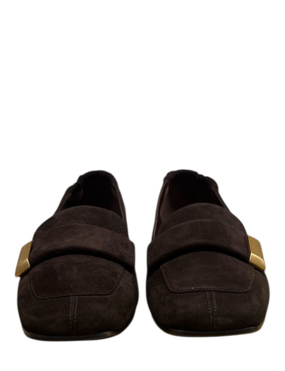 Mocassino scamosciato testa di moro