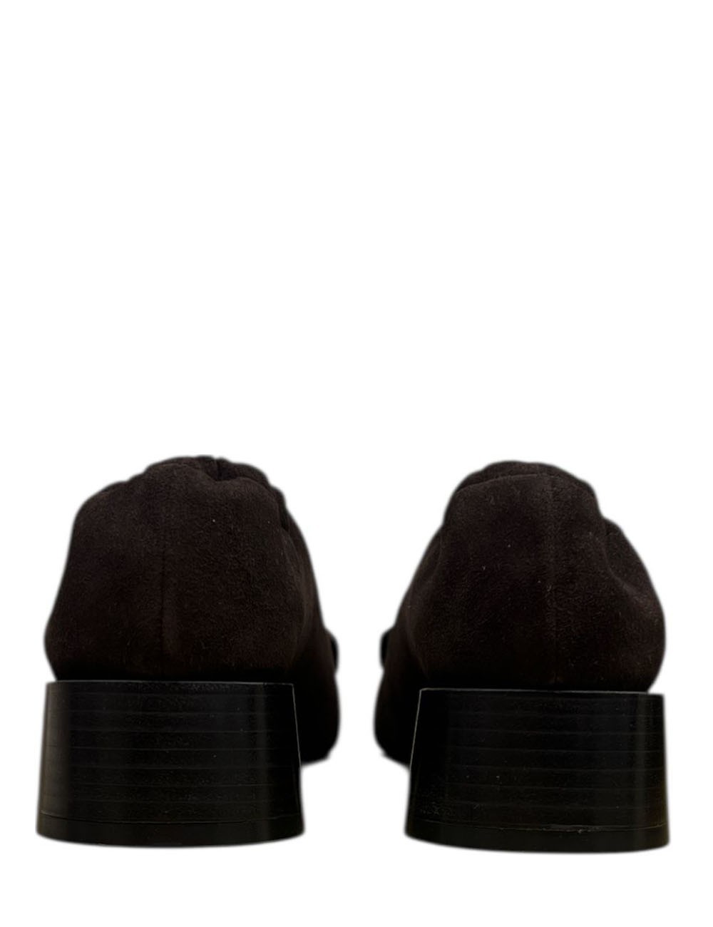 Mocassino scamosciato testa di moro