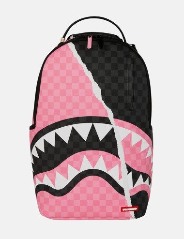 ZAINO PINK AND BLACK TEAR SIP BACKPACK
