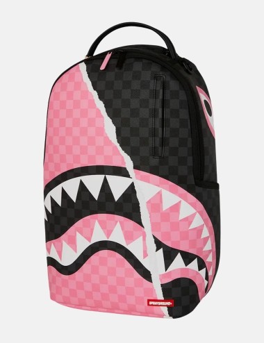 PINK AND BLACK TEAR SIP BACKPACK