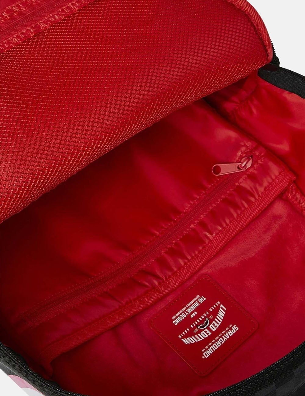 ZAINO PINK AND BLACK TEAR SIP BACKPACK