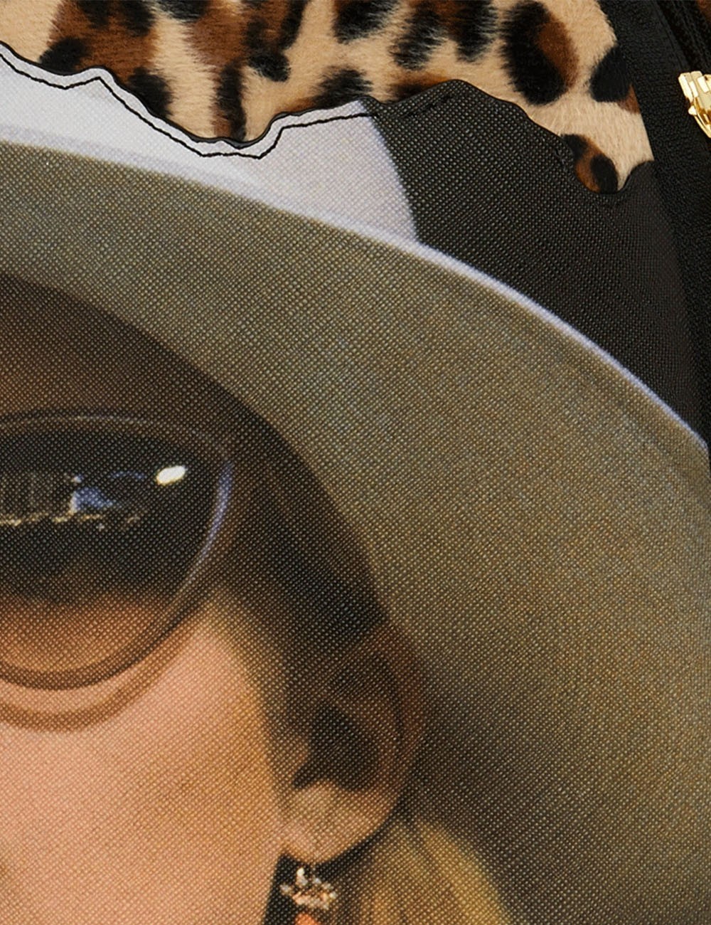 ZAINO SCARFACE ELVIRA LEOPARD PRINT BACKPACK