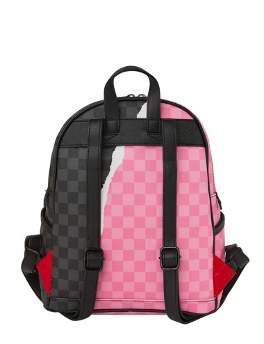 ZAINO PINK AND BLACK TEAR SIP SAVAGE BACKPACK