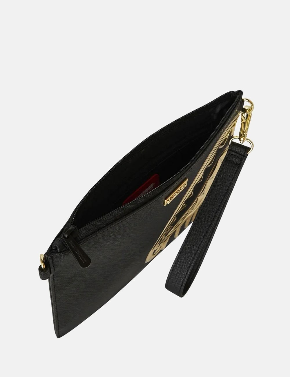 GOLD AND DANGEROUS CROSSOVER CLUTCH