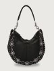 Borsa a spalla Rodeo Plus in Pelle nera