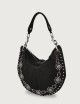 Borsa a spalla Rodeo Plus in Pelle nera