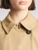 Caban in Drill di Cotone beige