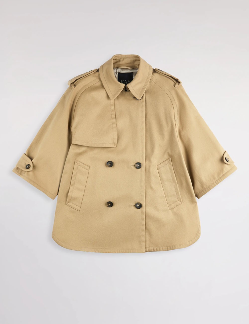 Caban in Cotton Drill beige