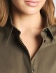 Comfort Fit Shirt in Stretch Poplin green