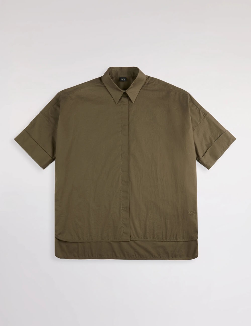 Comfort Fit Shirt in Stretch Poplin green