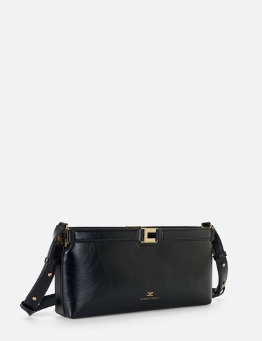Naplak-effect bag black
