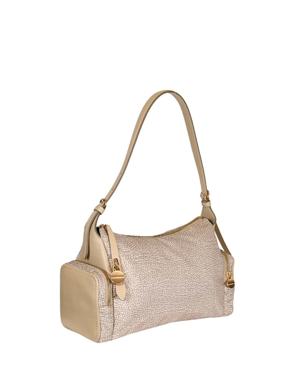 Borsa a spalla Poche hobo sabbia