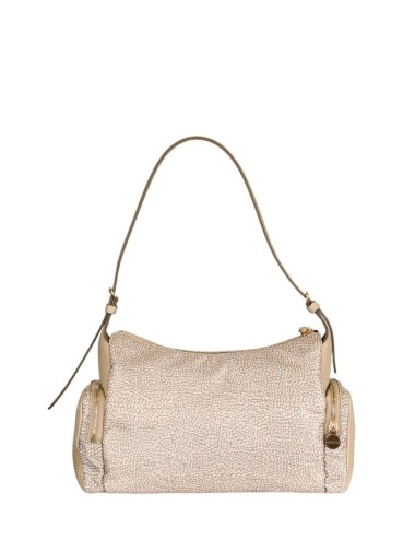 Borsa a spalla Poche hobo sabbia