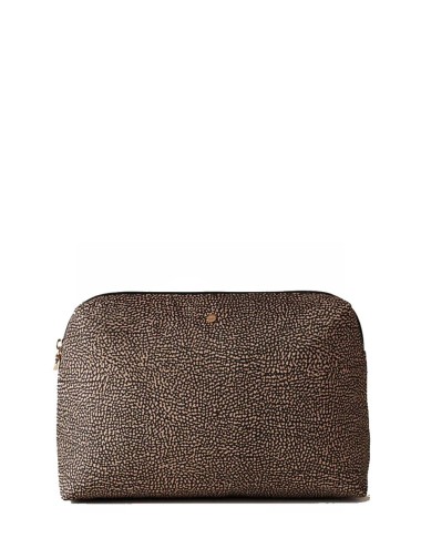 Beauty case bustina media op naturale nero