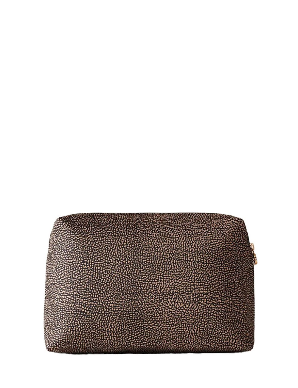 Beauty case bustina media op naturale nero