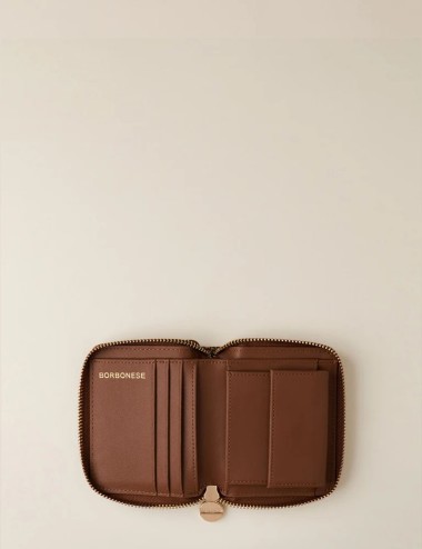 PORTAFOGLIO CLASSICA MEDIUM BEIGE/MARRONE