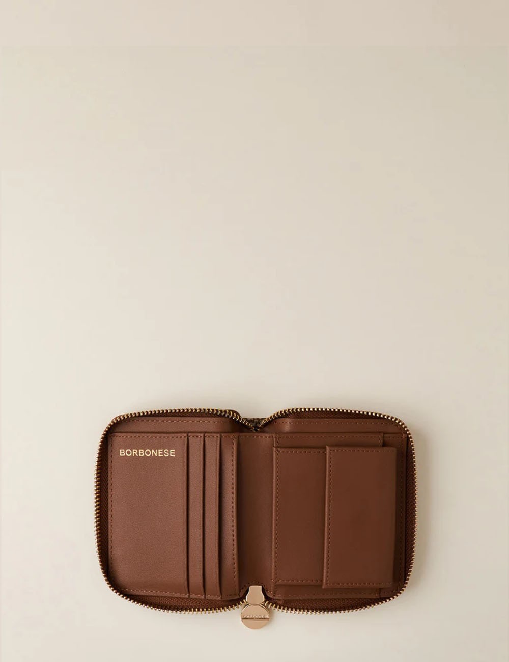 PORTAFOGLIO CLASSICA MEDIUM BEIGE/MARRONE