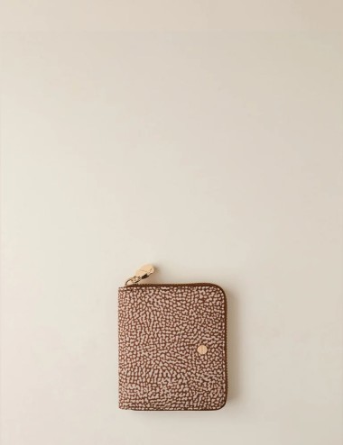 PORTAFOGLIO CLASSICA MEDIUM BEIGE/MARRONE