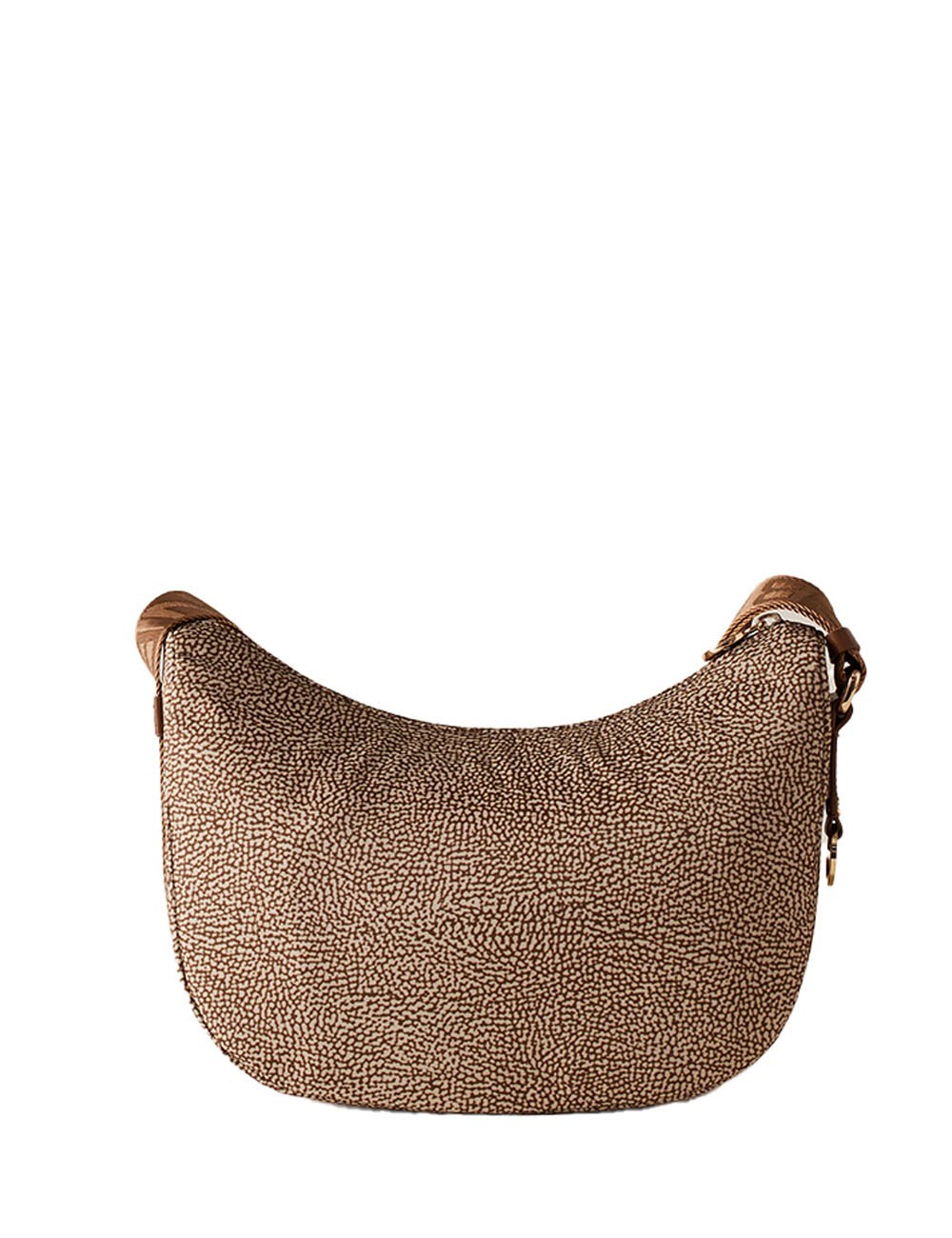 BORSA HOBO LUNA BAG SMALL BEIGE MARRONE