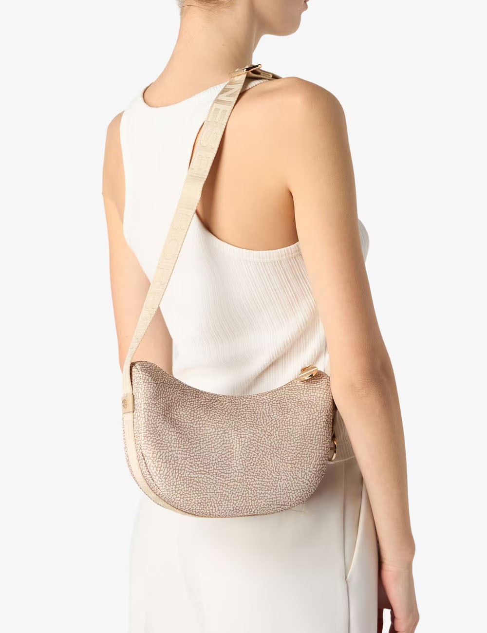 BORSA HOBO LUNA BAG MIDDLE SABBIA