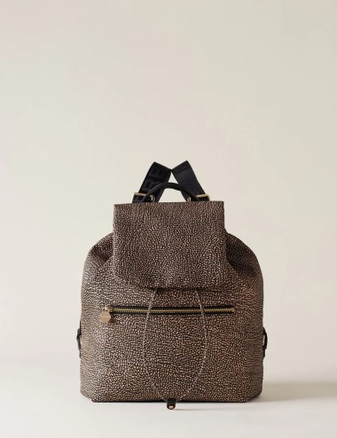 ZAINO MEDIUM ECO LINE OP NATURALE NERO