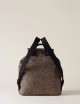 ZAINO MEDIUM ECO LINE OP NATURALE NERO