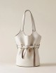 SECCHIELLO SMALLPREMIERE WHITE COTTON/CUOIO
