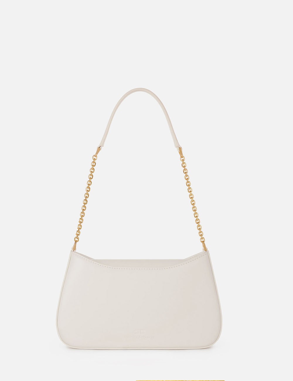 Over-the-shoulder bag with logo detail avorio