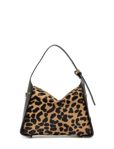 Cross-body bag in pony skin leather PENELOPE LEO-NERO