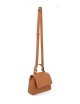Borsa Sveva Soft Mini a mano in pelle con tracolla cuoio