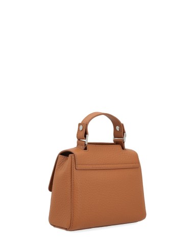 Sveva Soft Mini leather handbag with shoulder strap leather