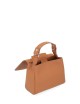 Borsa Sveva Soft Mini a mano in pelle con tracolla cuoio