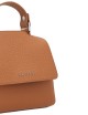 Borsa Sveva Soft Mini a mano in pelle con tracolla cuoio