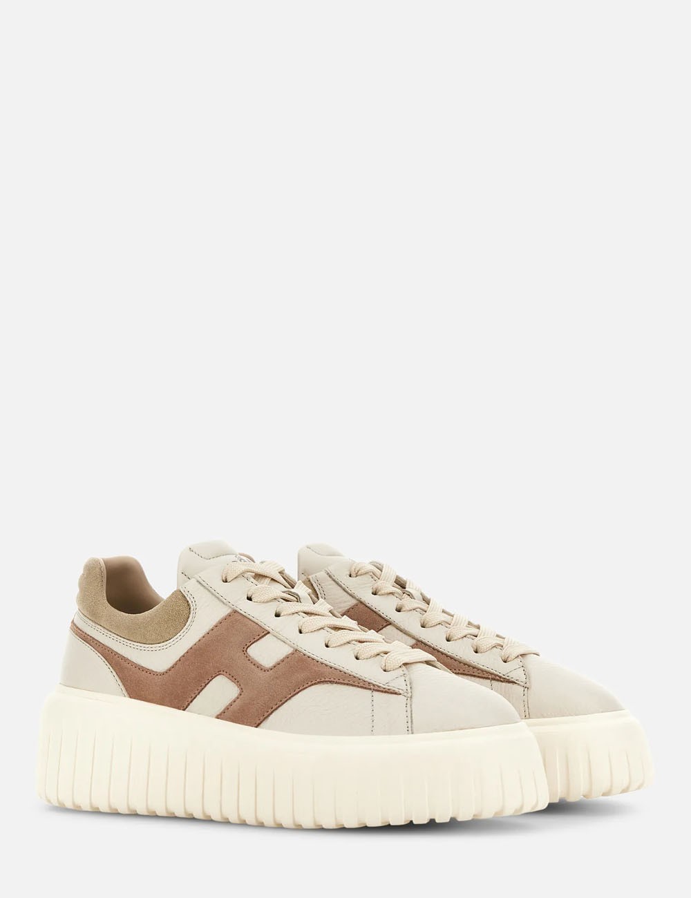 Sneakers H-Stripes Rosa Avorio Beige