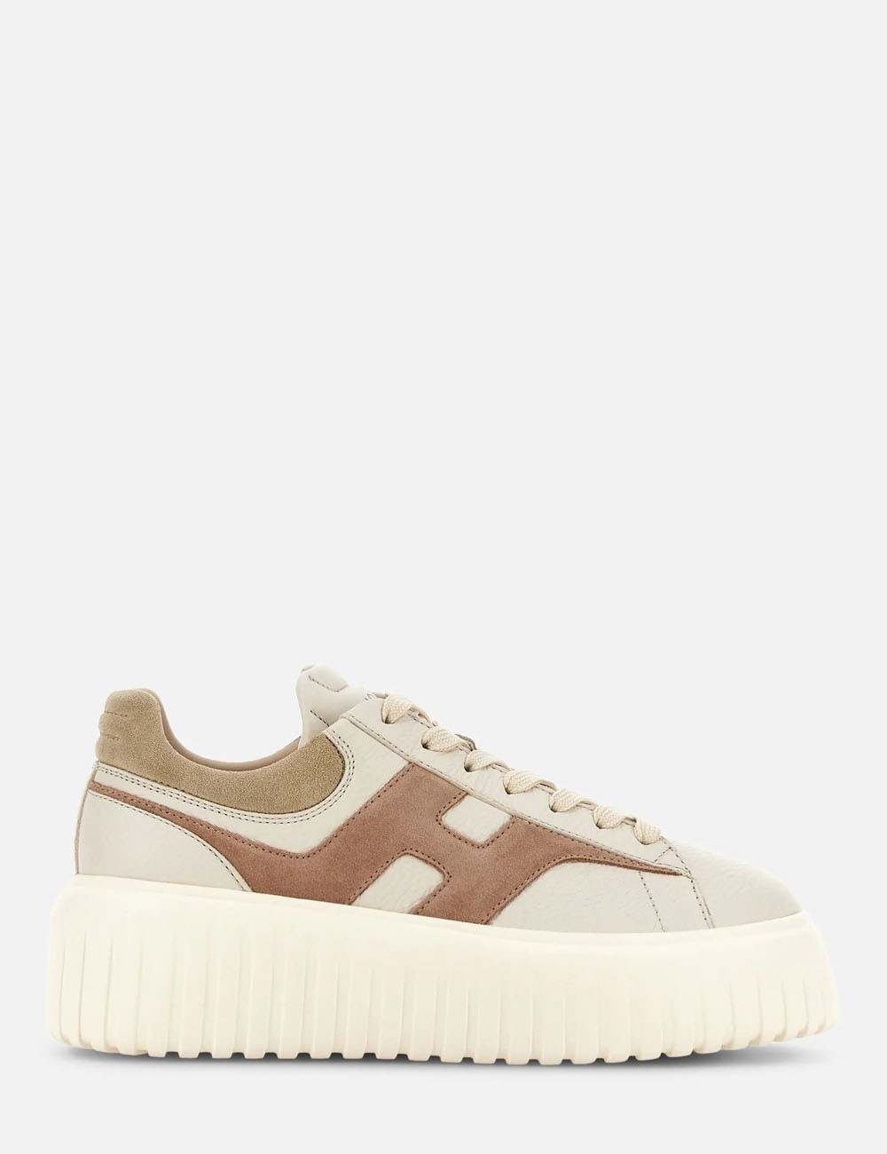 Sneakers H-Stripes Pink Ivory Beige