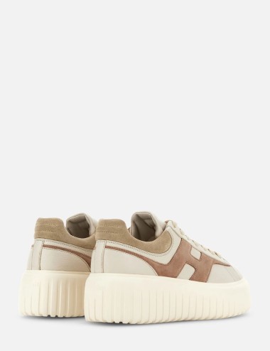 Sneakers H-Stripes Rosa Avorio Beige