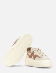 Sneakers H-Stripes Rosa Avorio Beige