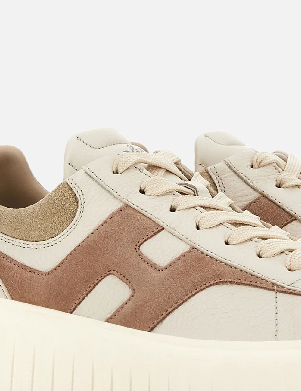 Sneakers H-Stripes Pink Ivory Beige