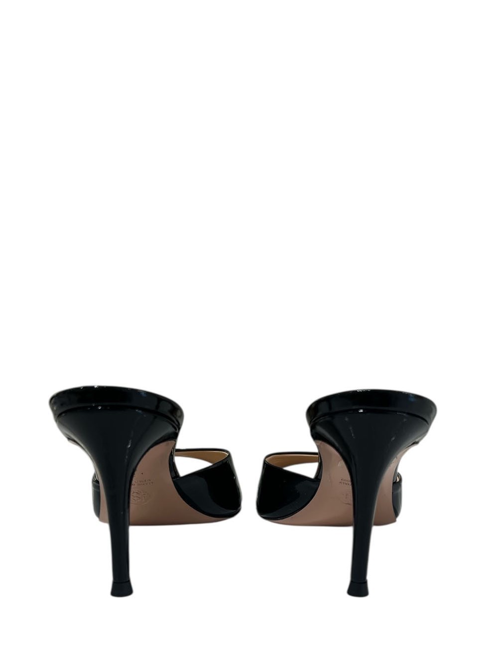 Sandalo alto BOA Lack in vernice nero