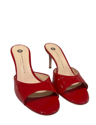 Sandalo alto BOA Lack in vernice rosso