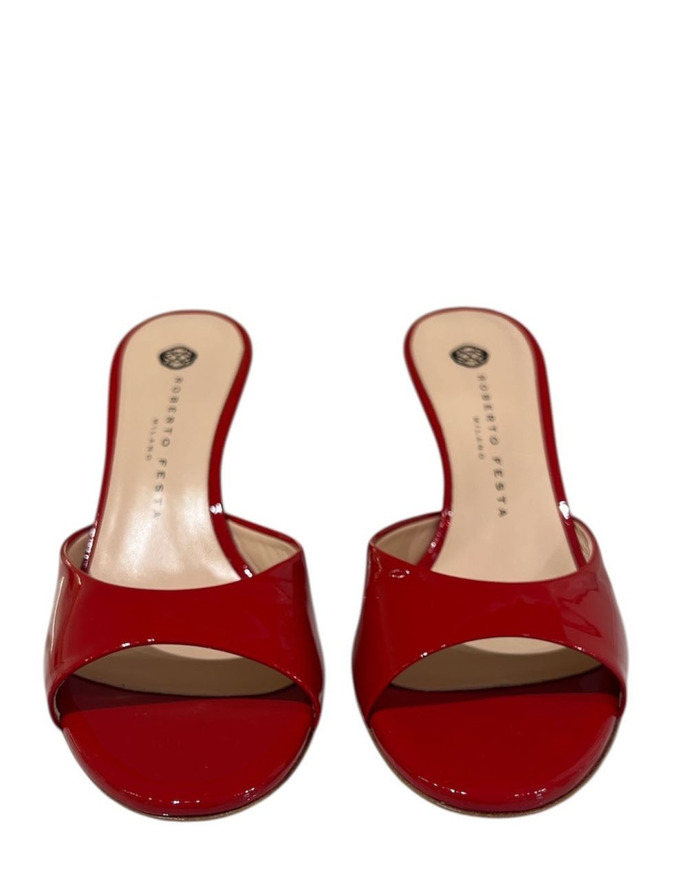 Sandalo alto BOA Lack in vernice rosso