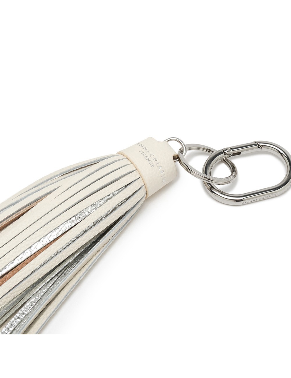 Portachiavi CHARM NAPPA MARBLE-SILVER-CLAY